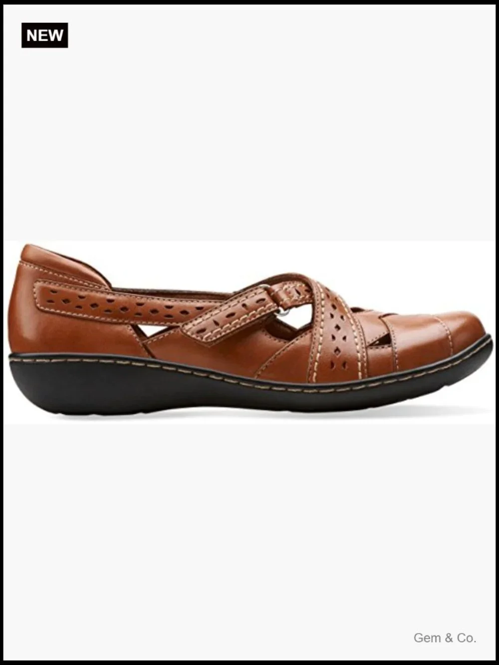 Women's Leather Loafers with Cushioned Footbed